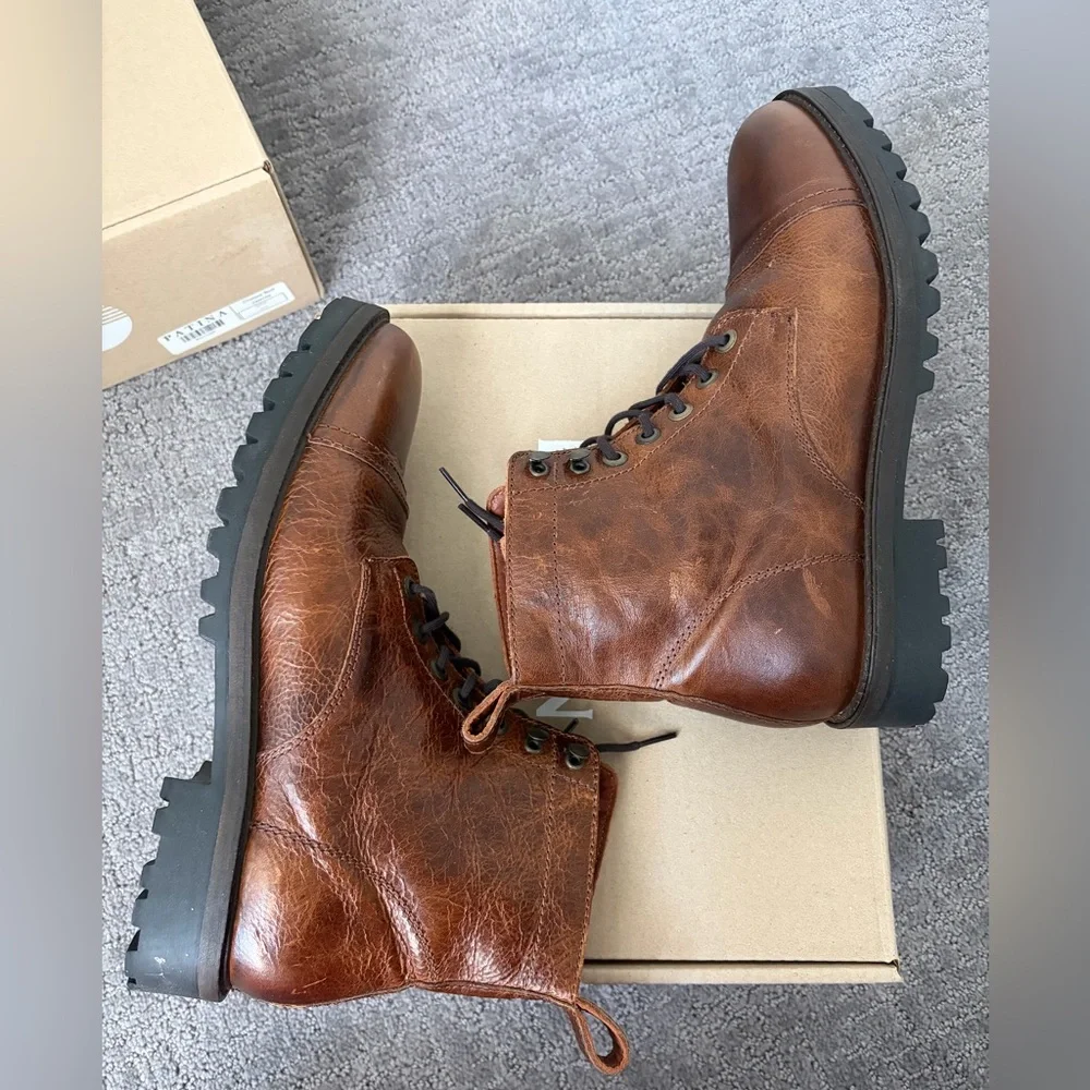 Portland Leather Patina AP Men’s The Breaker Boot | Highland Brown | size 9